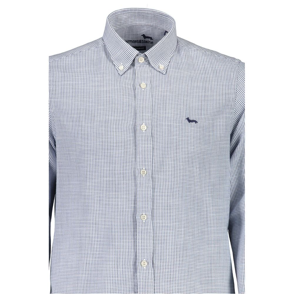 Harmont & Blaine Blue Cotton Shirt for Men